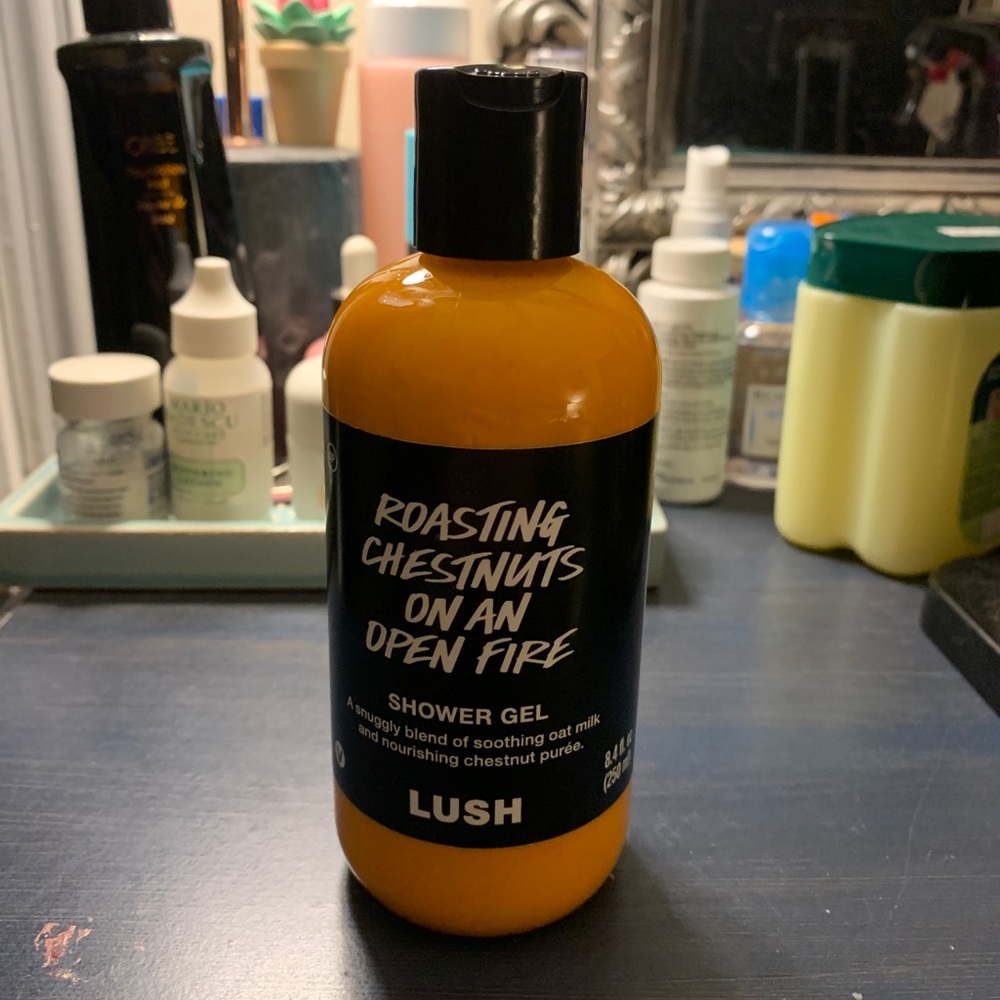 NEW Roasting Chesnuts on an Open Fire Shower Gel